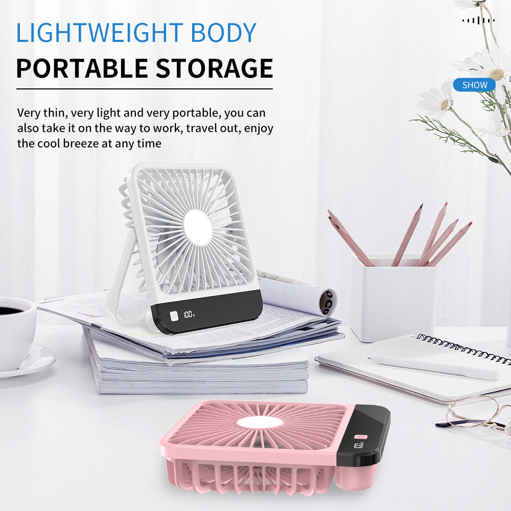 Unisex Portable Rechargeable Fan Bowlift