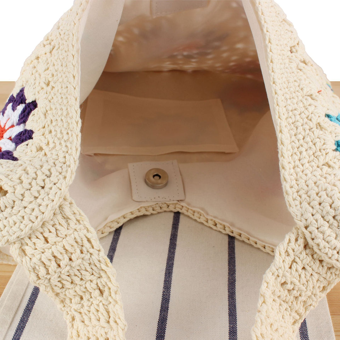 Hand-knotted tote bag Bowlift