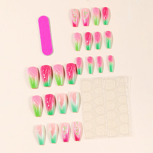 Decorative Floral Nail Art Extensions Bowlift 1789713480