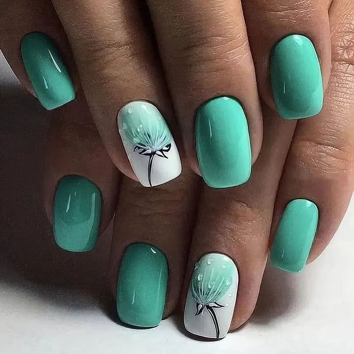 Botanical Nail Art Enhancements Bowlift