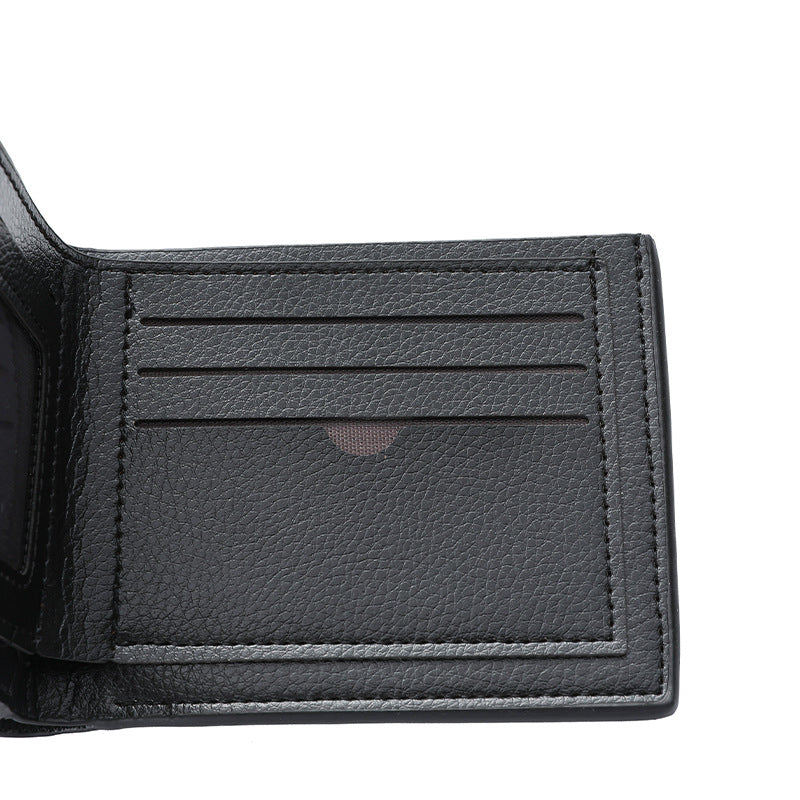 Textured Leather Wallet Bowlift