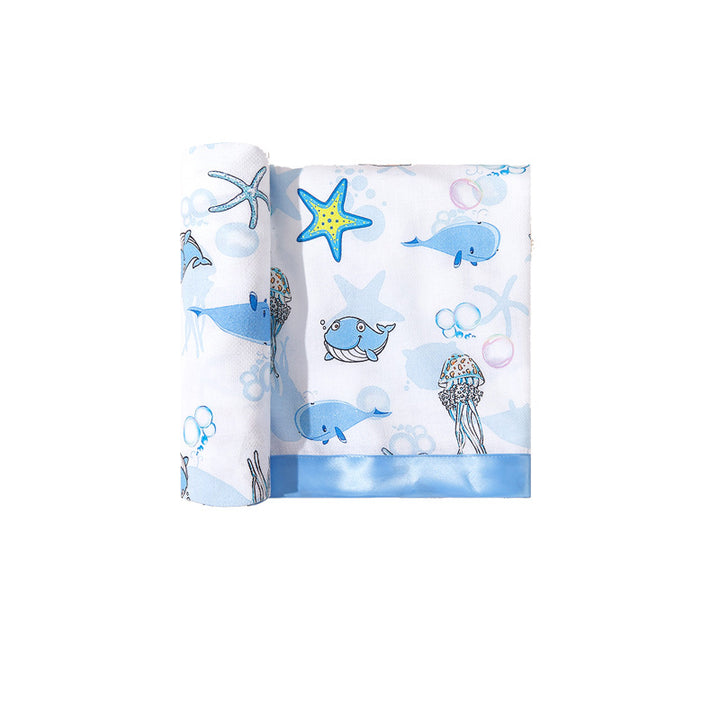 Decorative Printed Muslin Cloth Bowlift