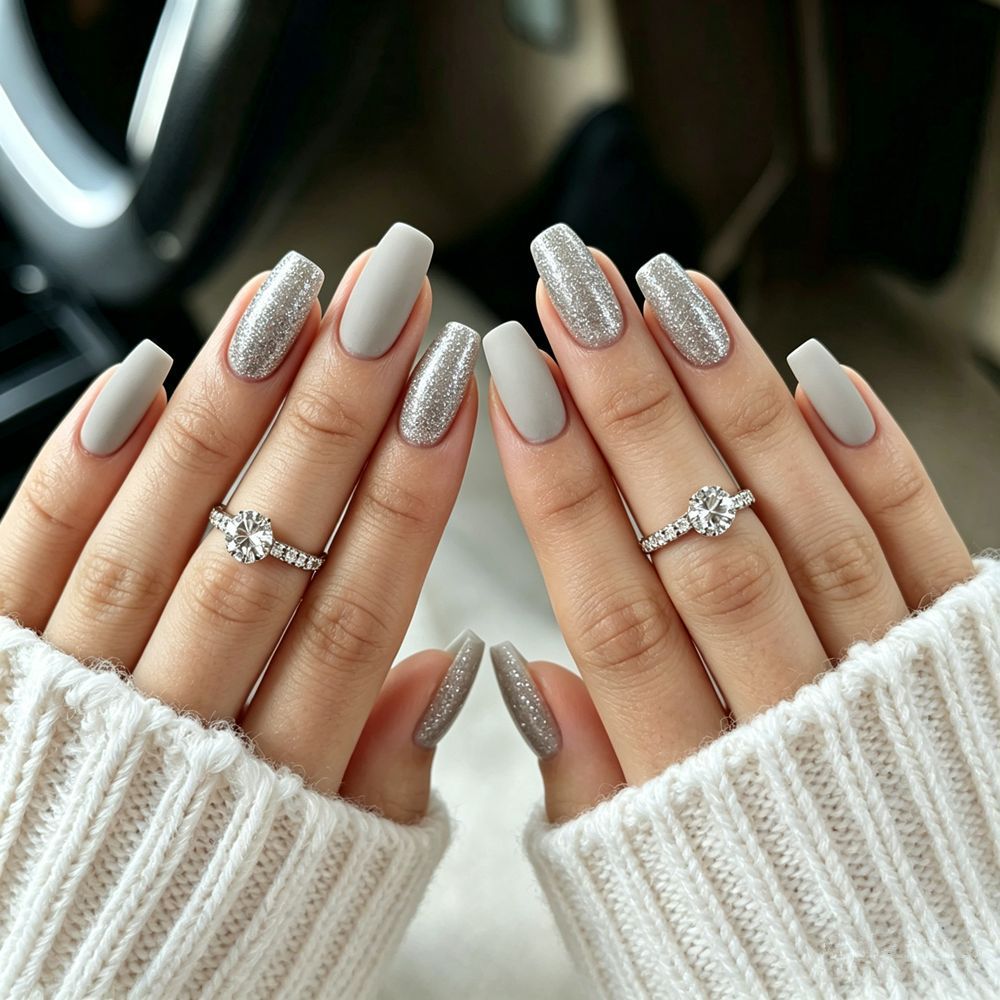 Glamorous Artificial Nails Set Bowlift