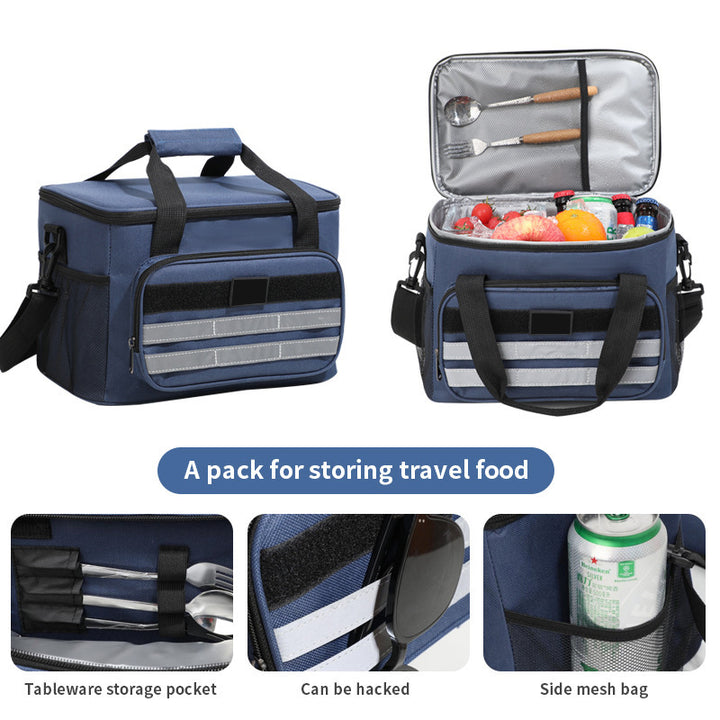 Unisex insulated cooler bag with additional compartments Bowlift