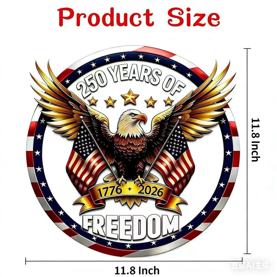 Unisex nan Patriotic Americana Heart Flag Wreath with Ribbon Mesh, Wooden Heart Cutout and Star Accent Bowlsift Bowlift