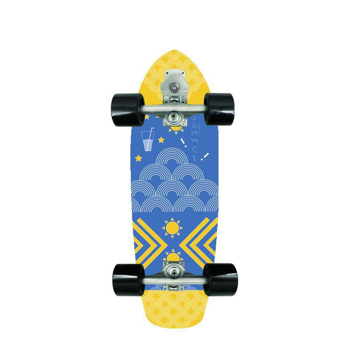 Retro-Inspired Mini Cruiser Skateboard Bowlift
