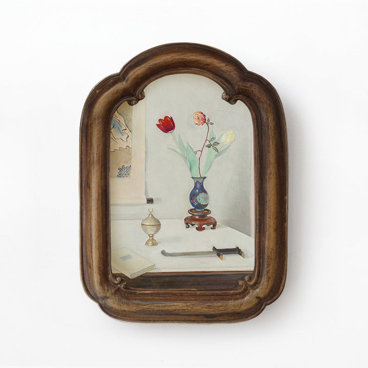 Decorative Framed Flower Still Life Artwork