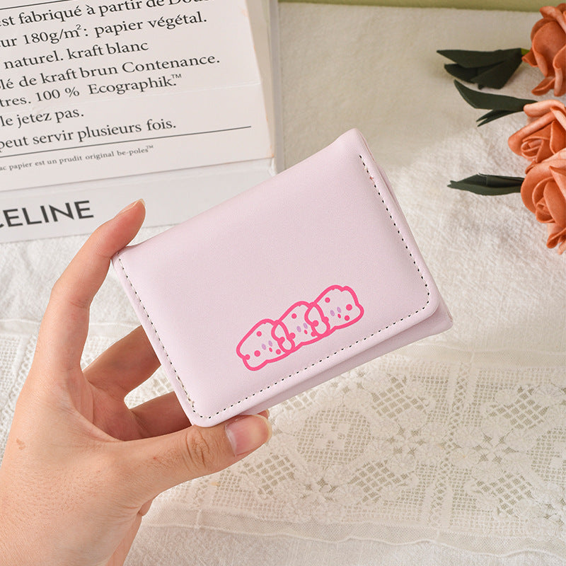 Cute Cartoon-Themed Card Wallet Bowlift