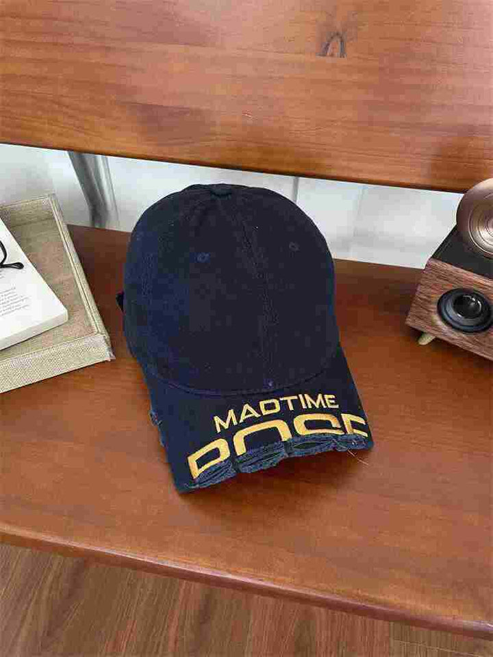 Men's Distressed Graphic Baseball Hat Bowlift 1784188481