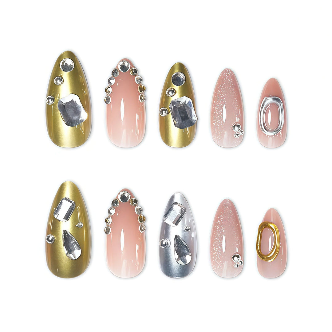 Decorative Handcrafted Nail Art Extensions Bowlift