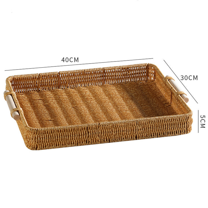 Versatile Woven Storage Tray Bowlift