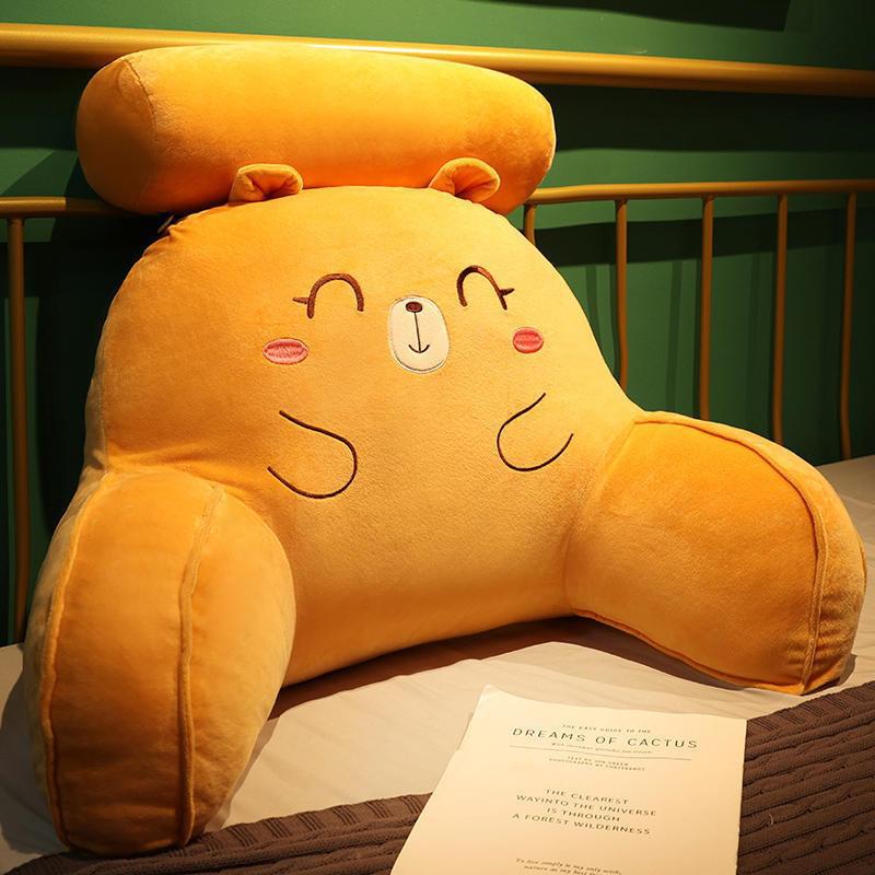 Plush back support cushion with unique vegetable design Bowlift