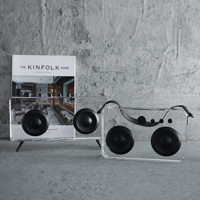 Retro-Inspired Transparent Radio