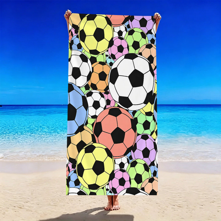 Football-themed beach towel Bowlift