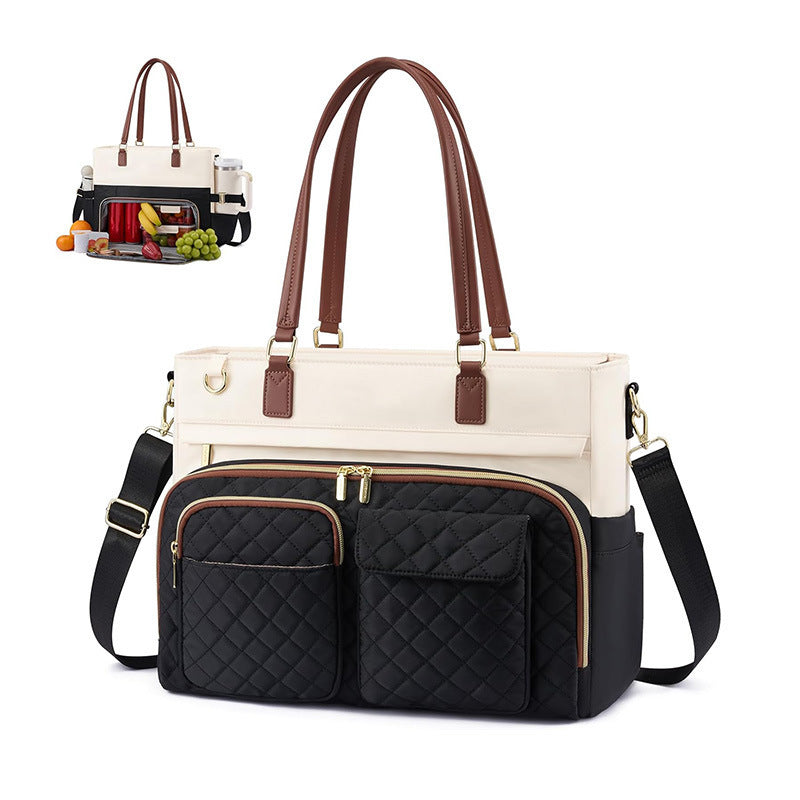 Multi-Functional Quilted Utility Tote Bowlift