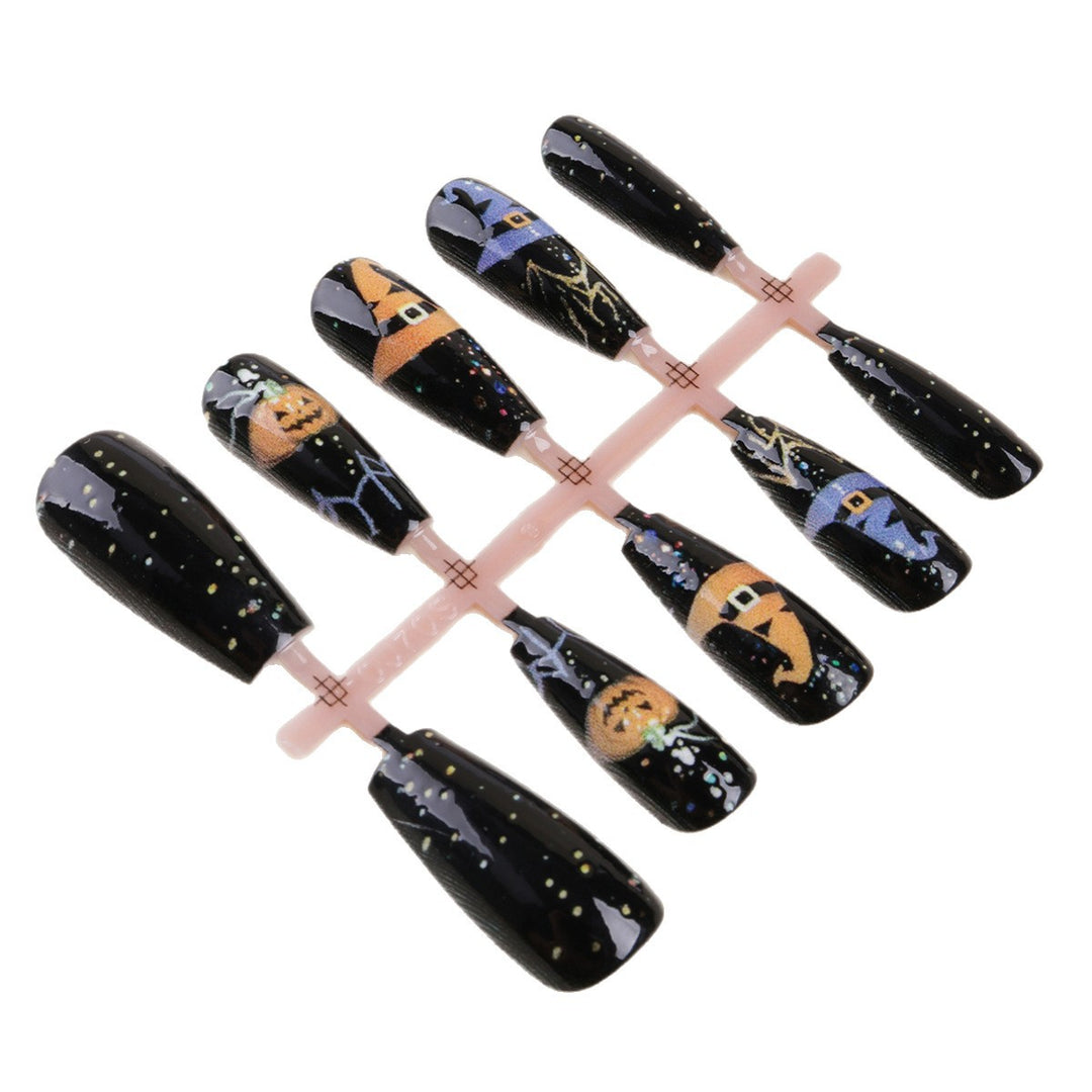 Halloween-Themed Press-On Nail Tips Bowlift