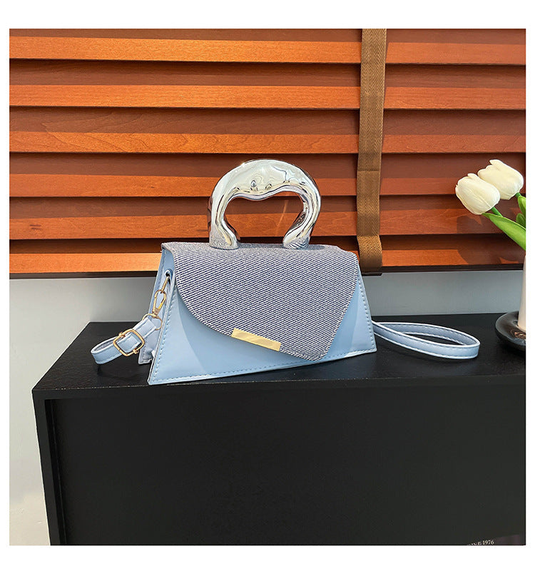 Stylish Geometric Structured Handbag Bowlift