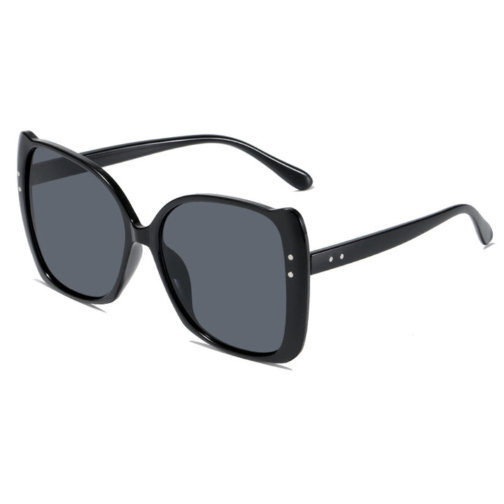 Women oversized sunglasses with brown gradient Bowlift
