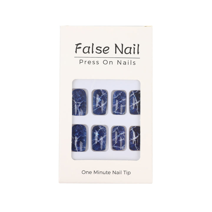 Artificial nails in elegant marble design Bowlift