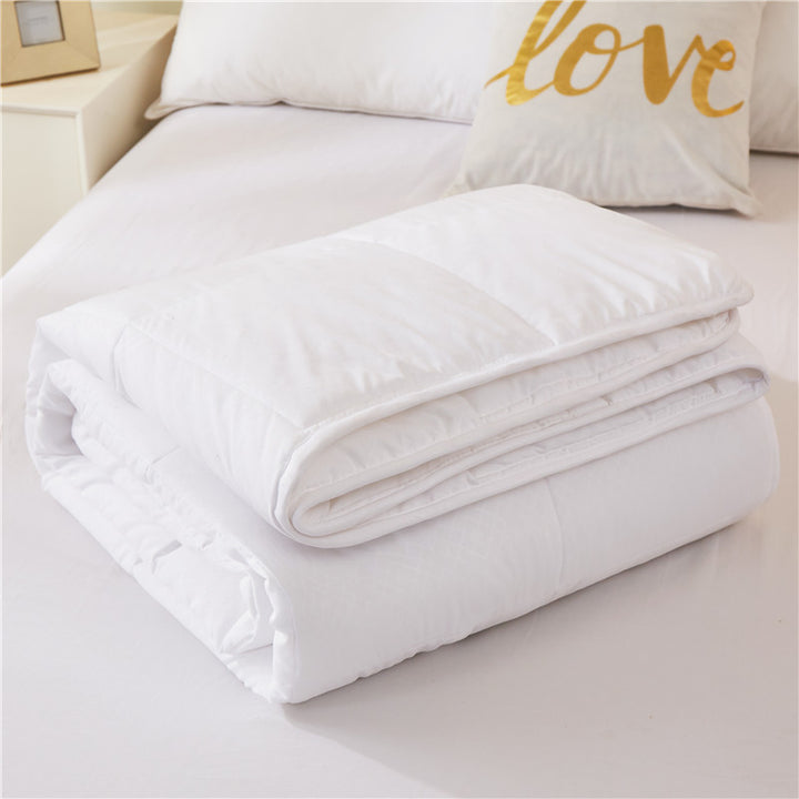 Ladies Allergy-Friendly Quilted Blanket with Breathable Microfiber Cover Bowlift