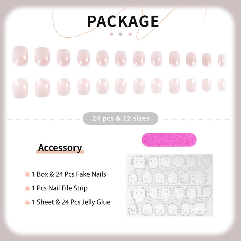 Premium Press-On Nail Set Bowlift
