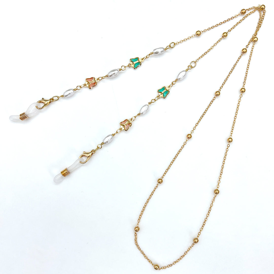 Star-Embellished Eyewear Retainer Chain Bowlift