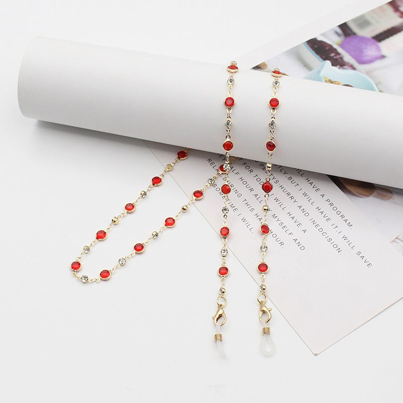 Elegant Crystal-Embellished Eyewear Chain Bowlift 1788159829