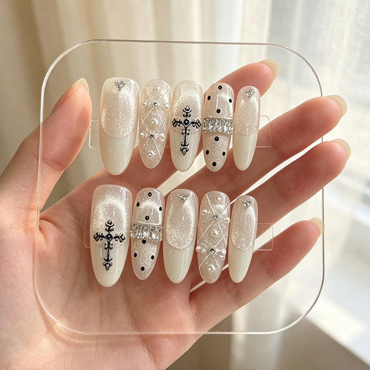 Decorative Nail Art Press-On Set Bowlift 1787314135