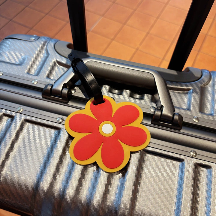 Floral-Themed Travel Luggage Tag Bowlift
