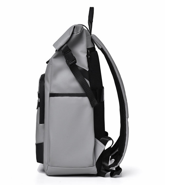 Stylish Roll-Top Travel Backpack Bowlift