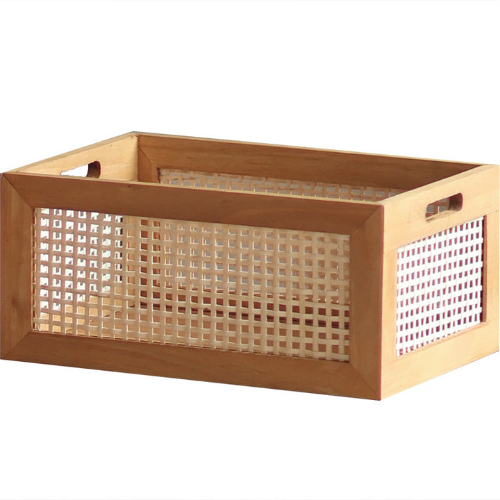 Storage basket made of natural wood Bowlift