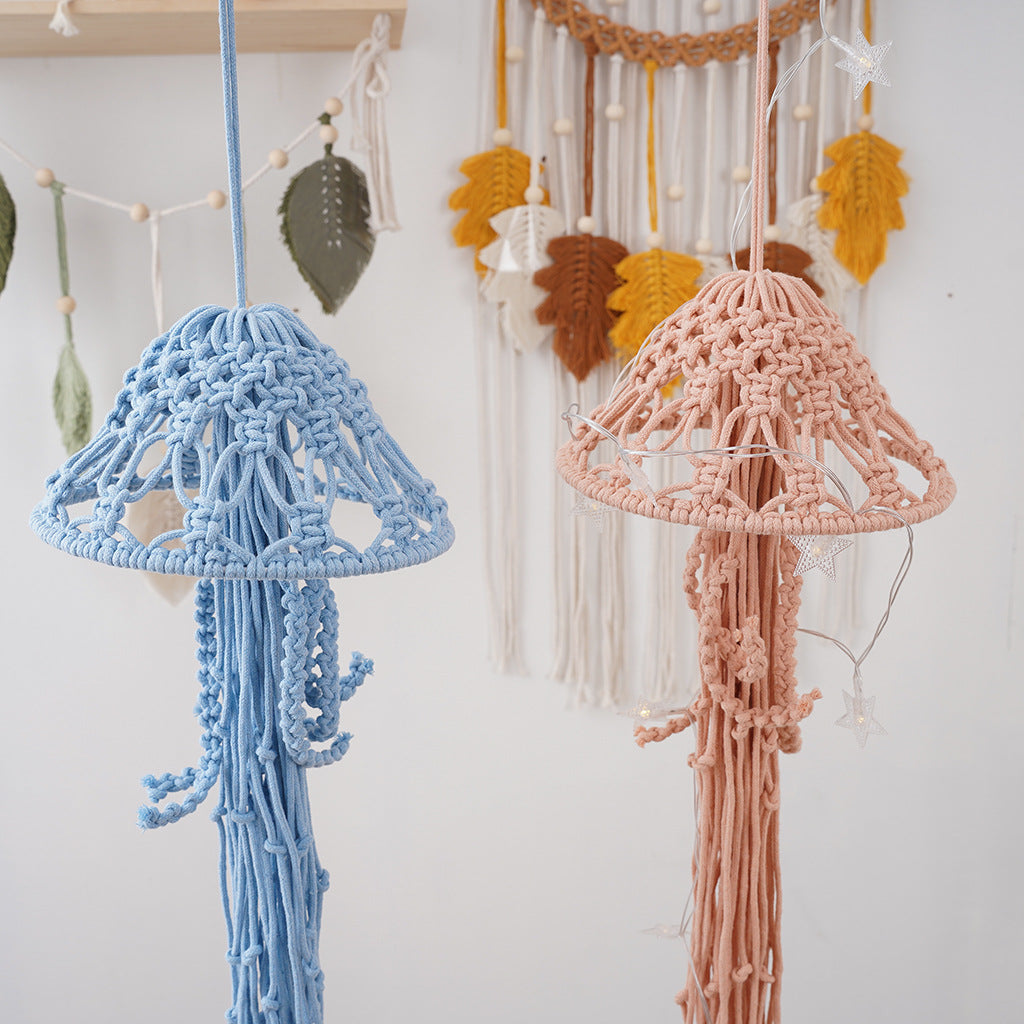 Decorative Macramé Ceiling Light Shade Bowlift