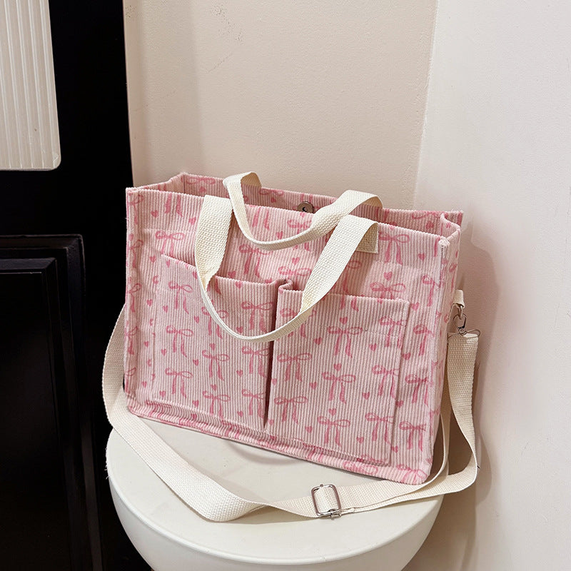 WoPatterned Canvas Tote Bag Bowlift