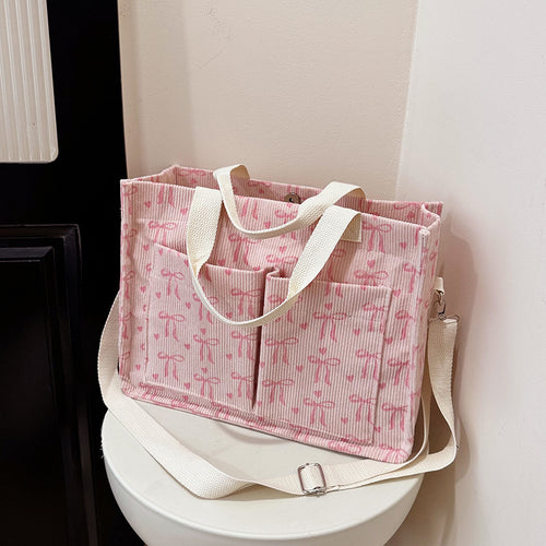 WoPatterned Canvas Tote Bag Bowlift