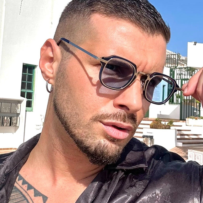 Women's square sunglasses with unique design and UV protection Bowlift
