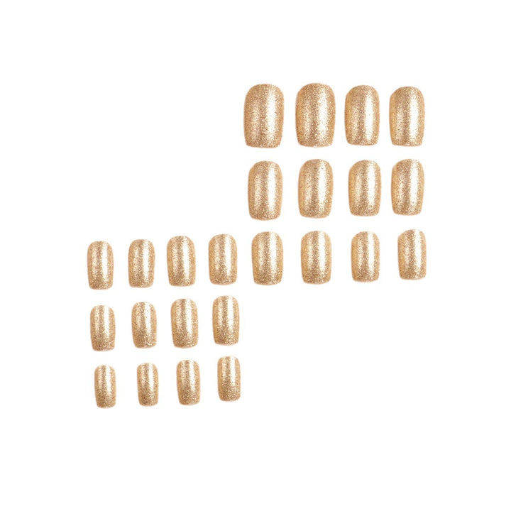 Glittery Press-On Nail Set Bowlift