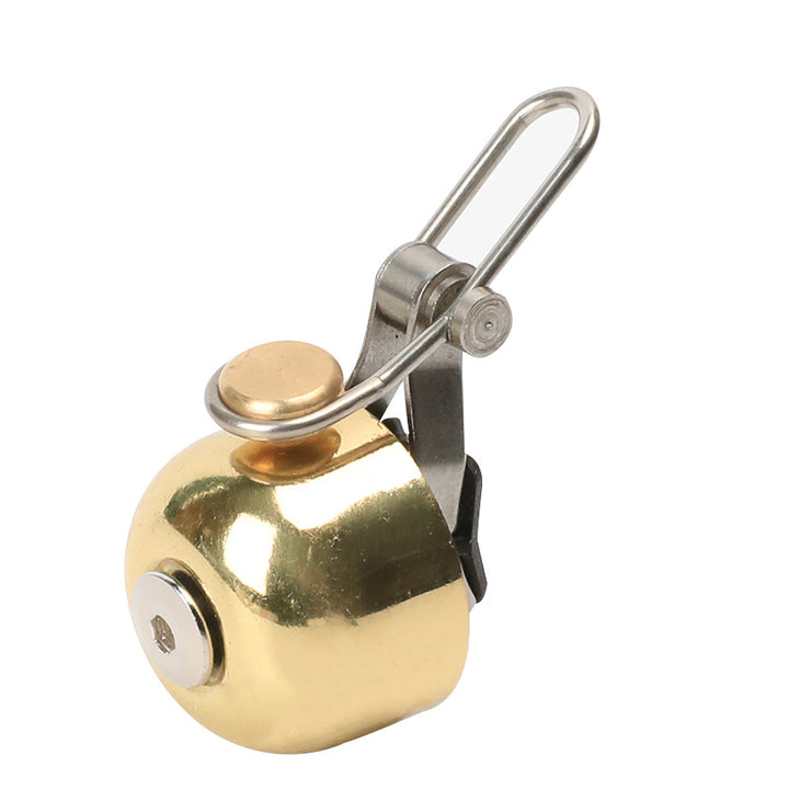 compact mini bicycle bell with stainless steel lever clamp Bowlift