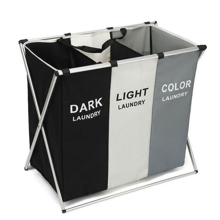Laundry separation system with three compartments Bowlift