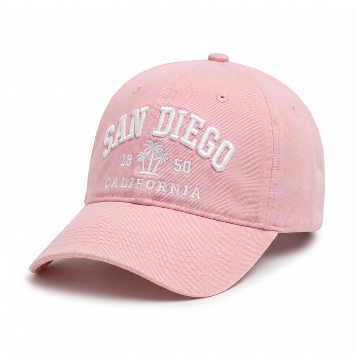 Women's stylish cotton cap with embroidered lettering Bowlift