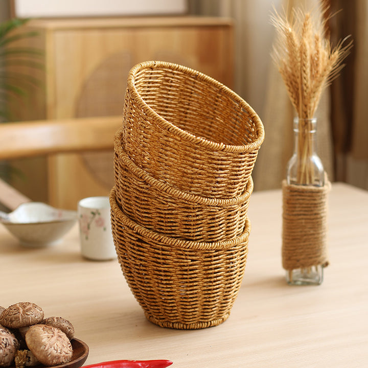 Unisex Handcrafted Decoration Basket with Modern Design Bowlift