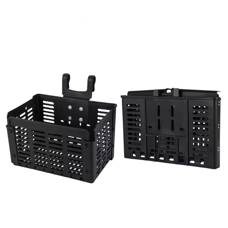removable vented front bicycle cargo basket with universal handlebar mount Bowlift