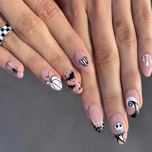 Halloween-Themed Articulated Press-On Nail Set Bowlift