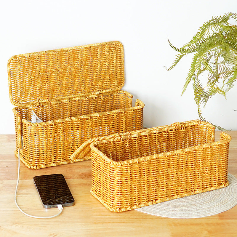 Storage Wicker Basket Bowlift