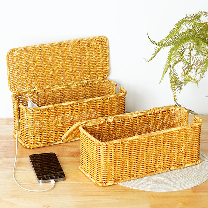 Storage Wicker Basket Bowlift
