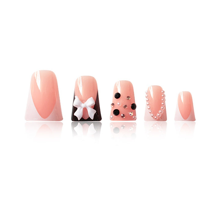 Decorative Acrylic Press-On Nail Extensions Bowlift