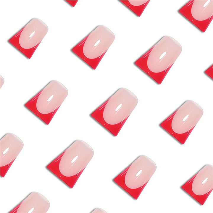 Artistic Square Press-On Nails Bowlift