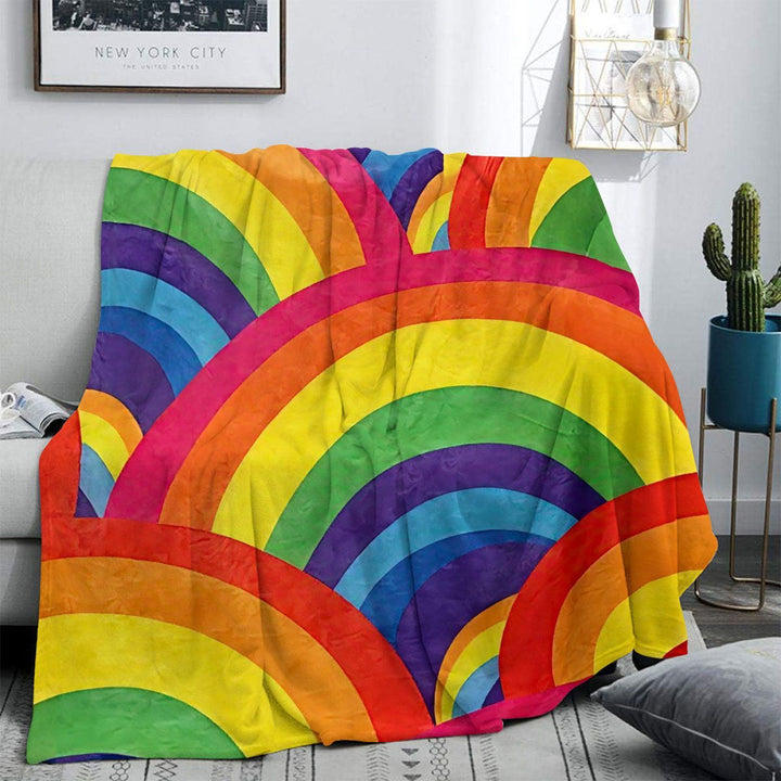 Colorful Soft Fleece Blanket