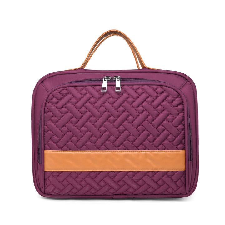 Elegant Quilted Briefcase Bowlift