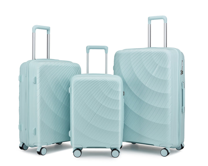 Unisex Premium Textured Hard Shell Luggage Set Bowlift