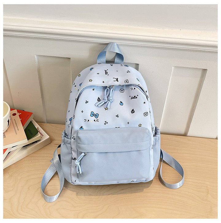 Cute everyday backpack with embroidered bows Bowlift
